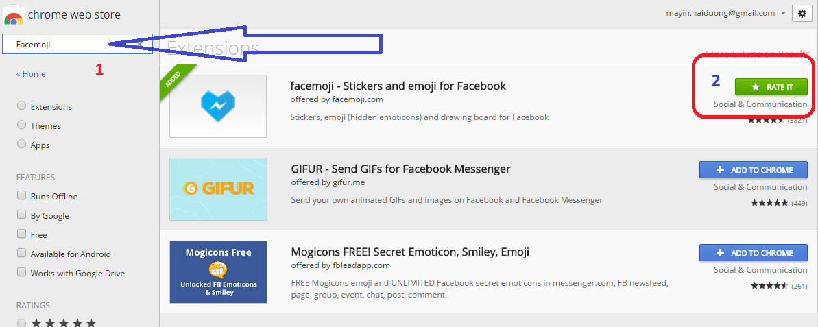 hướng dẫn cài icon facebook - facemoji