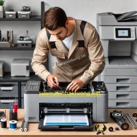 Đổ mực máy in canon MF275